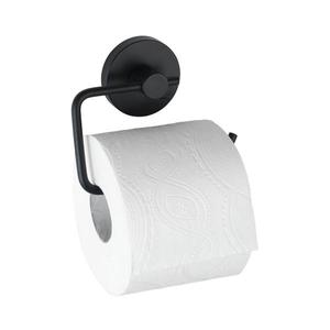 WENKO 24738100 - Držiak toaletného papiera VACUUM-LOC, okrúhly, 13, 5 x 10, 5 cm, čierny 24738100 vyobraziť