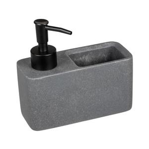 WENKO 54669100 - Dávkovač mydla RESA 14, 5x14, 3 cm šedá/čierna 54669100 vyobraziť