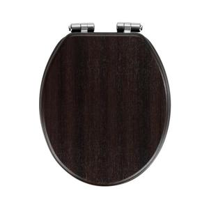 WENKO 22015100-WC sedadlo WENGE 35, 5x42, 5 cm hnedé/strieborné 22015100 vyobraziť