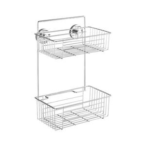 WENKO 20889100-Polica VACUUM-LOC, okrúhla oceľová, 26x38 cm, lesklý chróm 20889100 vyobraziť