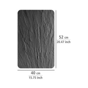 WENKO 2521499800 - Krycie dosky SLATE 52x40 cm pestrofarebné/šedé/priehľadné 2521499800 vyobraziť