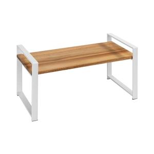 WENKO 53027100 - Polica LOUISA 40x20 cm biela/hnedá 53027100 vyobraziť