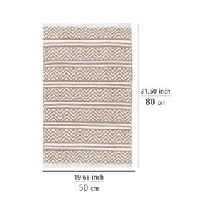 WENKO 24868100-Predložka SHAKI 50x80 cm béžová/biela 24868100 vyobraziť