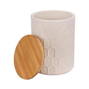 WENKO 54222100 - Úložný box MAYA 13x17 cm biela/hnedá 54222100 vyobraziť