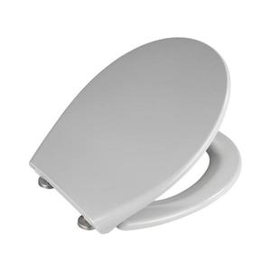 WENKO 22402100-WC sedadlo SAMOS 44, 5x37, 5 cm šedá/strieborná 22402100 vyobraziť