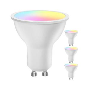 B.V. Sada 4x LED RGBW stmievateľných žiaroviek Smart GU10/4, 9W/230V 2700-6500K - S10201FW7 vyobraziť