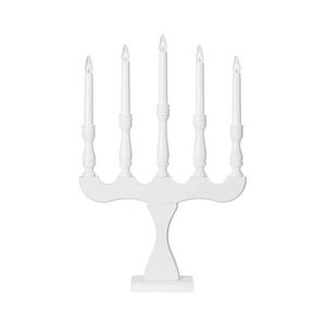 Markslöjd 706278 - Vianočný svietnik SVANEHOLM 5xE10/3W/230V borovica/biela 706278 vyobraziť