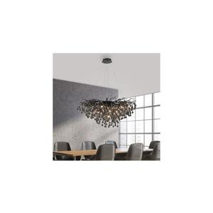 Paul Neuhaus 2192-18 - Závesný luster na lanku ICICLE 10xG9/40W/230V 50x100 cm čierna 2192-18 vyobraziť