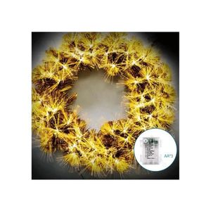 B.V. - LED vonkajší vianočný veniec 3D 72xLED/3xAA pr. 50cm IP44 teplá biela B10303Y33 vyobraziť