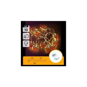 B.V. - LED Vianočný reťaz 10xLED/3xAA 1, 5m teplá biela sob B10303Q6O vyobraziť