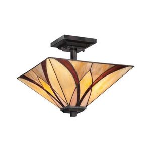 Elstead QZ-ASHEVILLE-SF - Stropný luster na tyči Tiffany ASHEVILLE 2xE27/100W/230V QZ-ASHEVILLE-SF vyobraziť