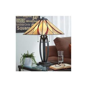 Elstead QZ-ASHEVILLE-TL - Stolná lampa Tiffany ASHEVILLE 2xE27/60W/230V QZ-ASHEVILLE-TL vyobraziť
