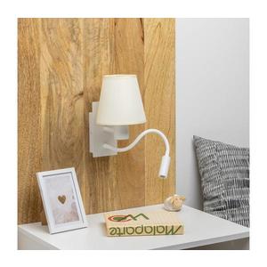 Brilagi - LED Nástenná lampa NUBILA 1xE27/25W/230V + LED/3W biela/krémová BG1559+BG1572 vyobraziť