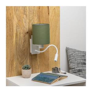 Brilagi - LED Nástenná lampa NUBILA 1xE27/25W/230V + LED/3W biela/zelená BG1559+BG1576 vyobraziť