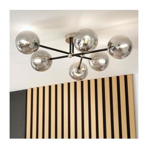 Brilagi - Prisadený luster MALIVA 6xE14/15W/230V matný chróm/dymový LM-6.220/satyna-nikiel/E14 vyobraziť