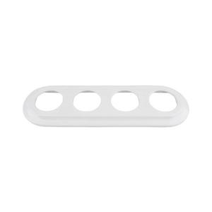 Bohemia-Design - Porcelánový retro rámček štvornásobný, biely 12359369 vyobraziť