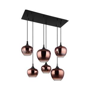 Globo 15548-6HG - Luster na lanku MAXY 6xE27/40W/230V medená 15548-6HG vyobraziť