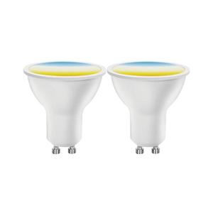 B.V. SADA 2x LED stmievateľné žiarovky MESH Smart GU10/6, 5W/230V 2700-6500K + diaľkové ovládanie - S10301O36 vyobraziť
