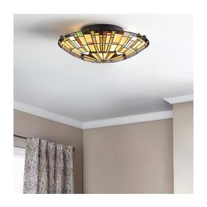 Elstead Quoizel QZ-REED-F-VB - Stropné svietidlo Tiffany REED 2xE27/60W/230V Ø 42 cm QZ-REED-F-VB vyobraziť