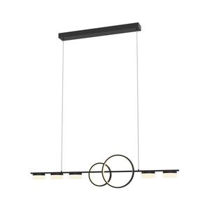 Wofi 7030-702 - LED Stmievateľný luster na lanku MESSINA LED/57W/230V čierna 7030-702 vyobraziť