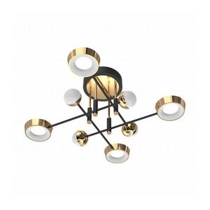 Zuma Line MX7170-8-3BGT - LED stmievateľný prisadený luster LARA LED/60W/230V zlatá/čierna MX7170-8-3BGT vyobraziť