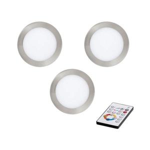 Eglo 78661 - SADA 3 ks stmievateľných LED podhľadových svietidiel TINUS LED/6W/230V + diaľkové ovládanie 78661 vyobraziť
