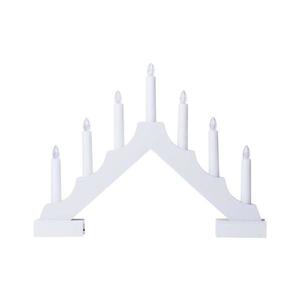 LED Vianočný svietnik 7xLED/2xAA biela DCAW12 vyobraziť