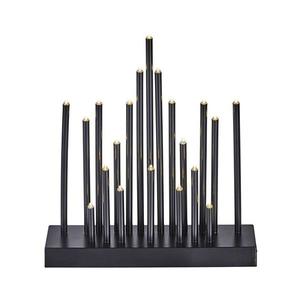 LED Vianočný svietnik 20xLED/3xAA čierna DCAW04 vyobraziť