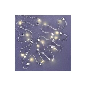 20 LED girlanda - hviezdičky, 1, 9 m, 2x AA, vnútorná, teplá biela (DCGW07) vyobraziť