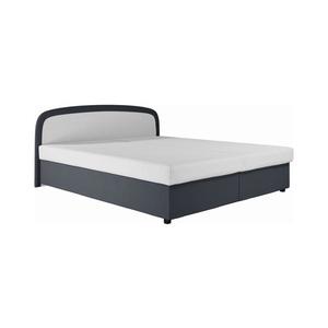 Čalúnená posteľ MALIA 160x200 so pružinovou matracou a úložným priestorom, sivá 8595178649745 vyobraziť