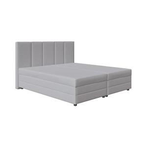 Čalúnená posteľ ISABEL 180x200 s pružinovou matracou a úložným priestorom svetlosivá 8595178699849 vyobraziť