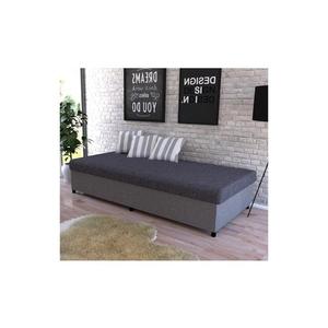 Čalúnená válenda s úložným priestorom CORY 80x200 sivá 151101250110 vyobraziť