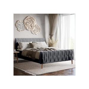 Čalúnená posteľ bez matraca FLORA 180x200 cm sivá 04KTCVSLW503A-180UR3 vyobraziť