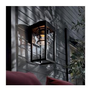 Elstead Kichler KL-HONE-S-BKT - Vonkajšie nástenné svietidlo HONE S 1xE27/60W/230V IP44 KL-HONE-S-BKT vyobraziť