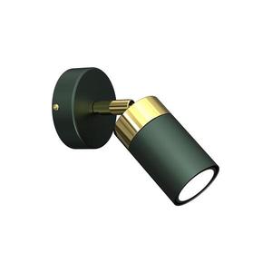 Nástenné bodové svietidlo JOKER 1xGU10/25W/230V zelená/zlatá MLP7717 vyobraziť