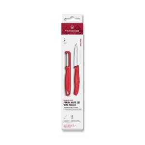 Victorinox - Sada kuchynského noža so škrabkou SWISS CLASSIC červená 6.7111.21C1 vyobraziť