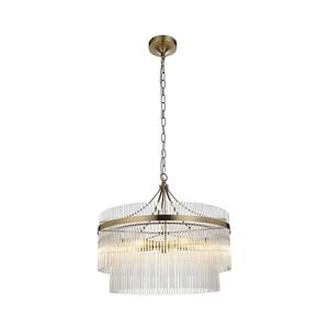 Endon 99166 - Luster na reťazi MARIETTA 5xE14/7W/230V mosadz/číre 99166 vyobraziť