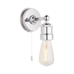 Endon 95505 -Kúpeľňové nástenné svietidlo MILLER 1xE27/6W/230V IP44 lesklý chróm 95505 vyobraziť