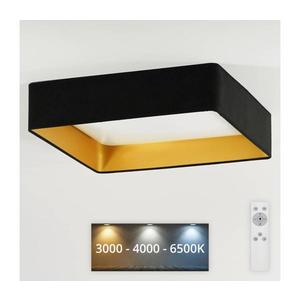 Brilagi - LED Stmievateľné svietidlo VELVET SQUARE LED/24W/230V + diaľkové ovládanie, čierna vyobraziť