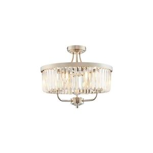 Endon 90264 - Prisadený luster CHESTERFIELD, 3xE14/6W/230V, priemer 45 cm, lesklý chróm 90264 vyobraziť