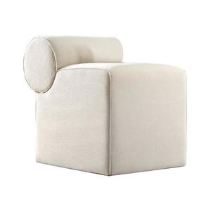 Taburet TIKI 47x45 cm krémový 209FLF1378 vyobraziť