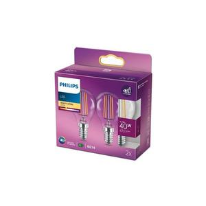 SADA 2x LED Žiarovka VINTAGE Philips E14/4, 3W/230V 2700K 8718699777630 vyobraziť