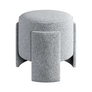 Taburet ROCKET, priemer 39 cm, sivý 774BNT1103 vyobraziť