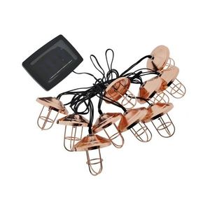 LED Solárny reťazec 10xLED/1, 2V 300 mAh 3, 8 m IP44 medený 034 0001076 vyobraziť