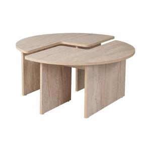 Konferenčný stolík LUVIA, mramorový dekor, béžový 241NRD1348 vyobraziť