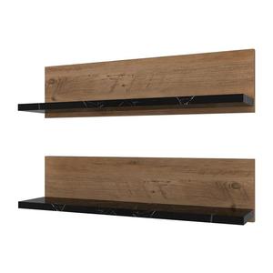 Sada 2 kusov políc SHELFIE, borovica/čierna 854KLN4404 vyobraziť