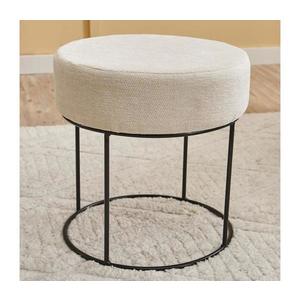 Taburet JAVI, priemer 40 cm, krémový 825BLC2380 vyobraziť