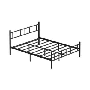 Kovová dvojlôžková posteľ PIRON 140x200 cm čierna nosnosť 200 kg 837WST1107 vyobraziť