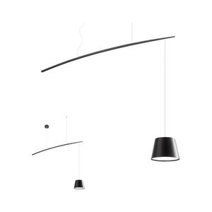 Redo 01-1498 - LED Luster na lanku LOLLI LED/6W/230V čierna 01-1498 vyobraziť