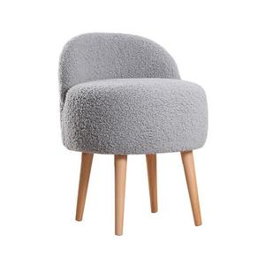 Detské kreslo MIKI, priemer 46 cm, sivé 209FLF1152 vyobraziť